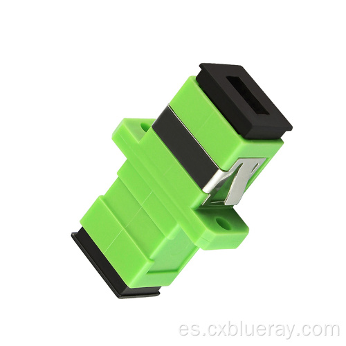 1 puerto Green SC/APC SM Adaptador Fibra Fibra Optic SC Adaptador